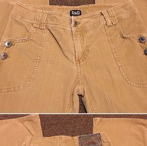 Preowned gorgeous D&G corduroy pants
